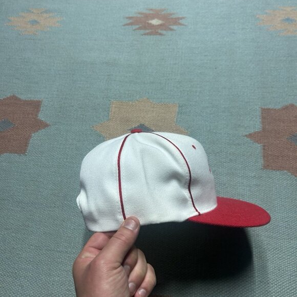 Vintage 90s SnapBack hat cap Myrtle Beach South Carolina red white adjustable - Picture 8 of 8
